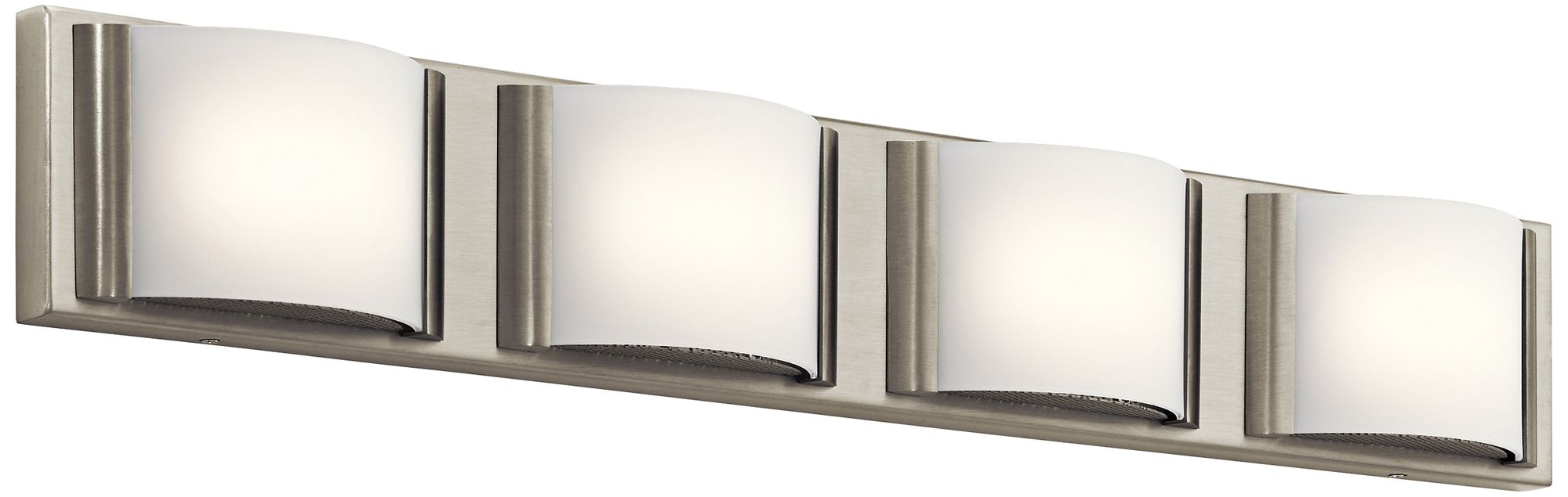 Elan Bretto 30" Wide Brushed Nickel LED Bath Light
