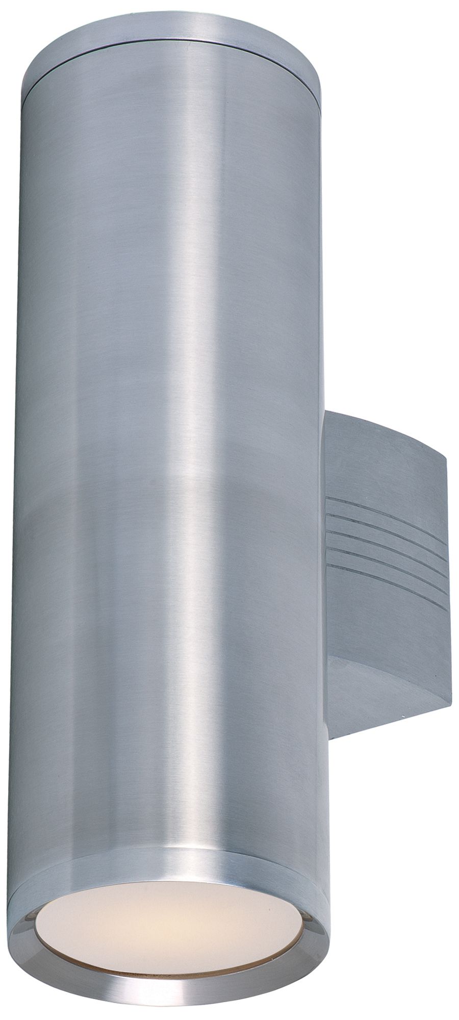 Lightray 15 3/4" High Brushed Aluminum LED Outdoor Wall Light