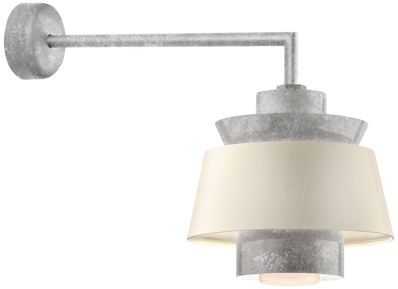 RLM Aero 15" High Galvanized LED Outdoor Wall Light