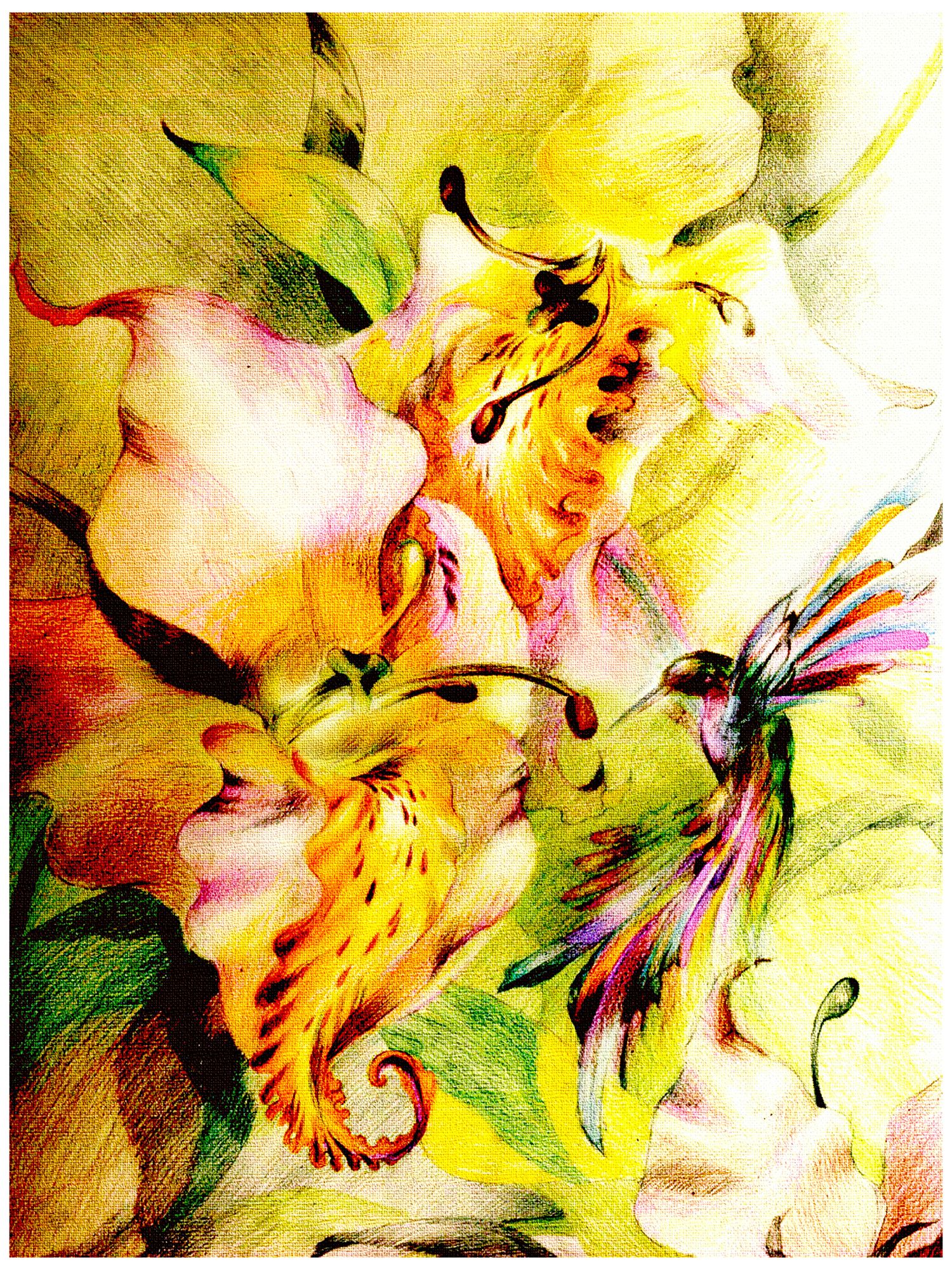 Flutter 40" High All-Weather Indoor-Outdoor Wall Art