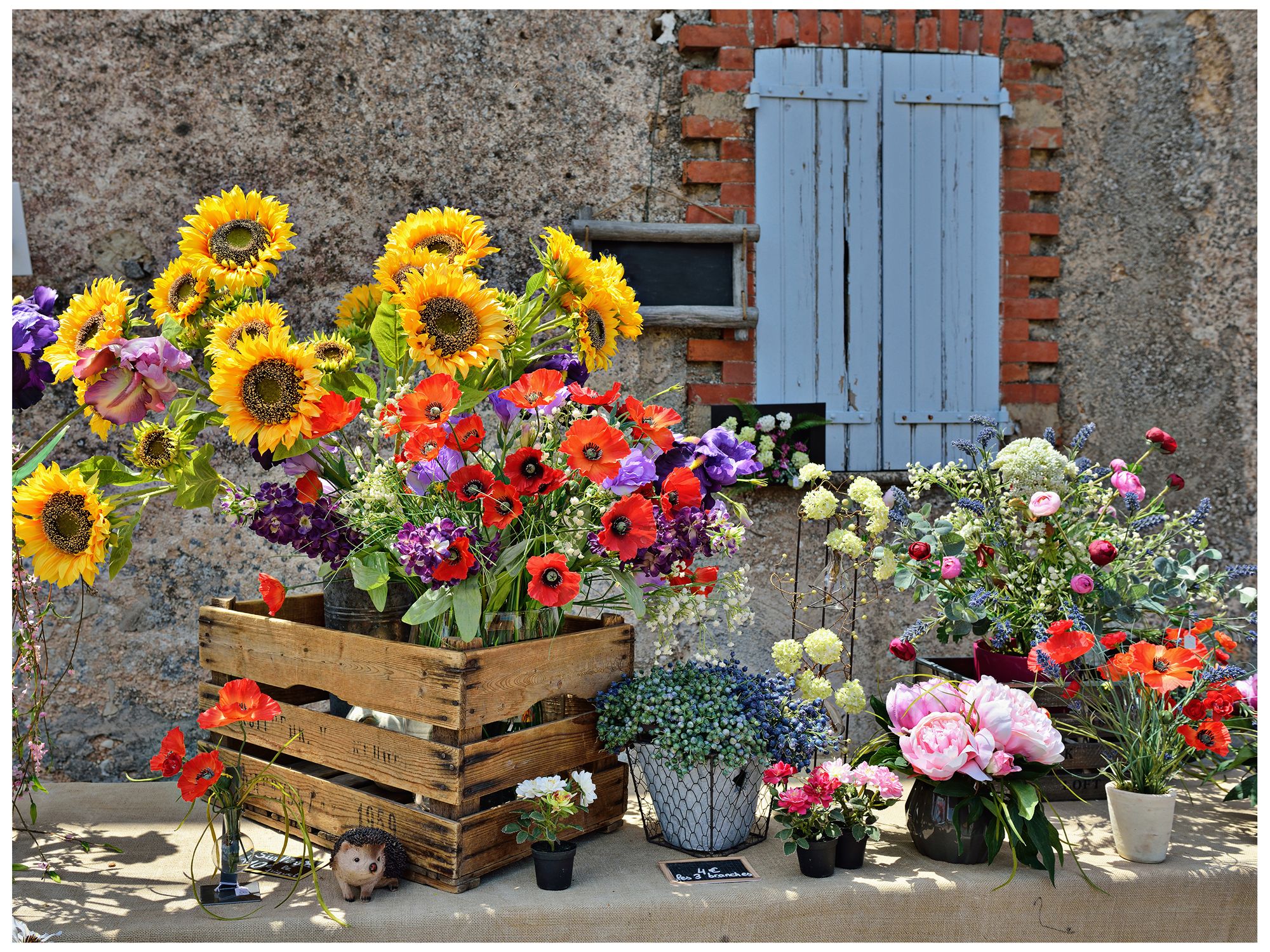 Country Market 40" Wide All-Weather Indoor-Outdoor Wall Art