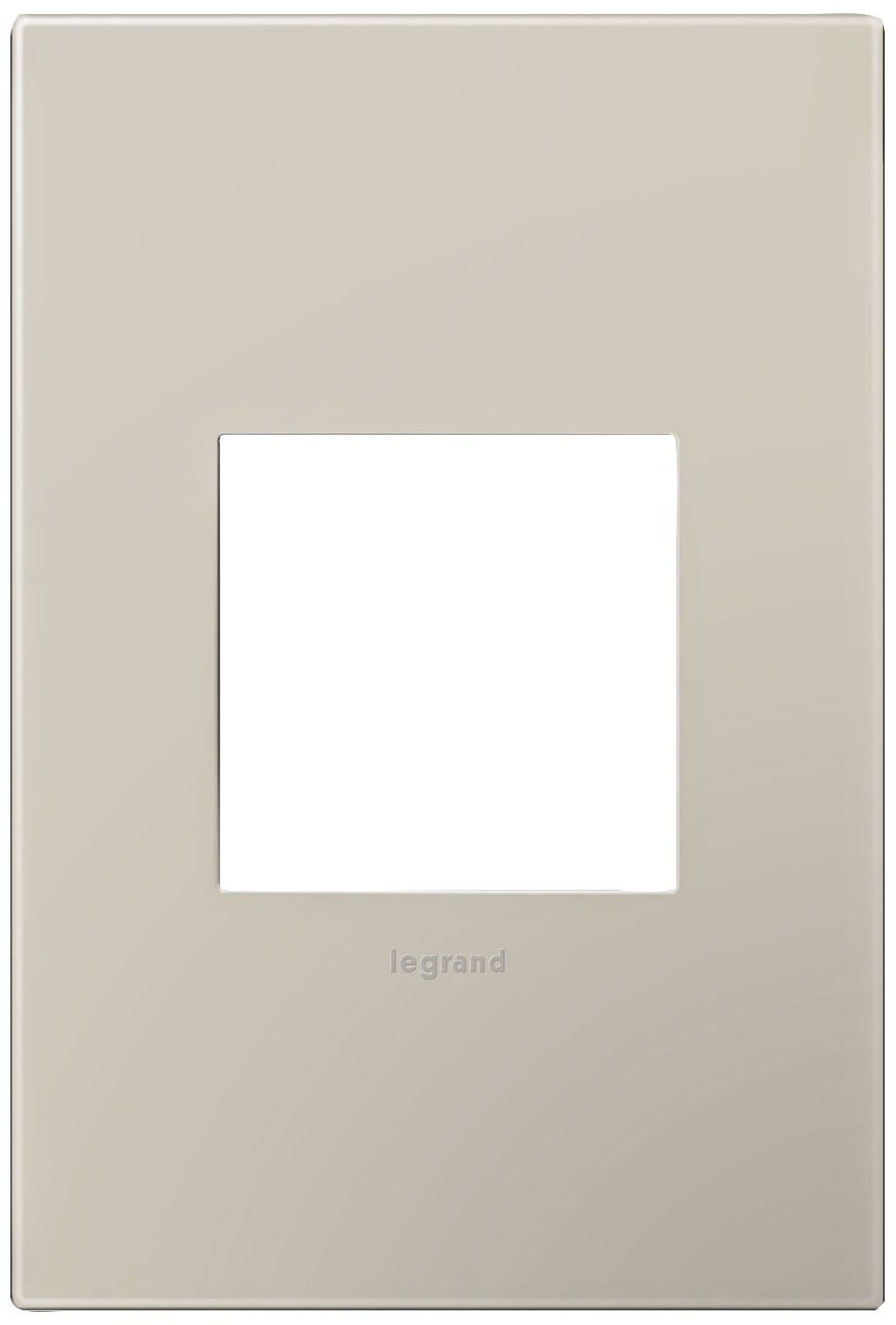 adorne® Greige 1-Gang Snap-On Wall Plate