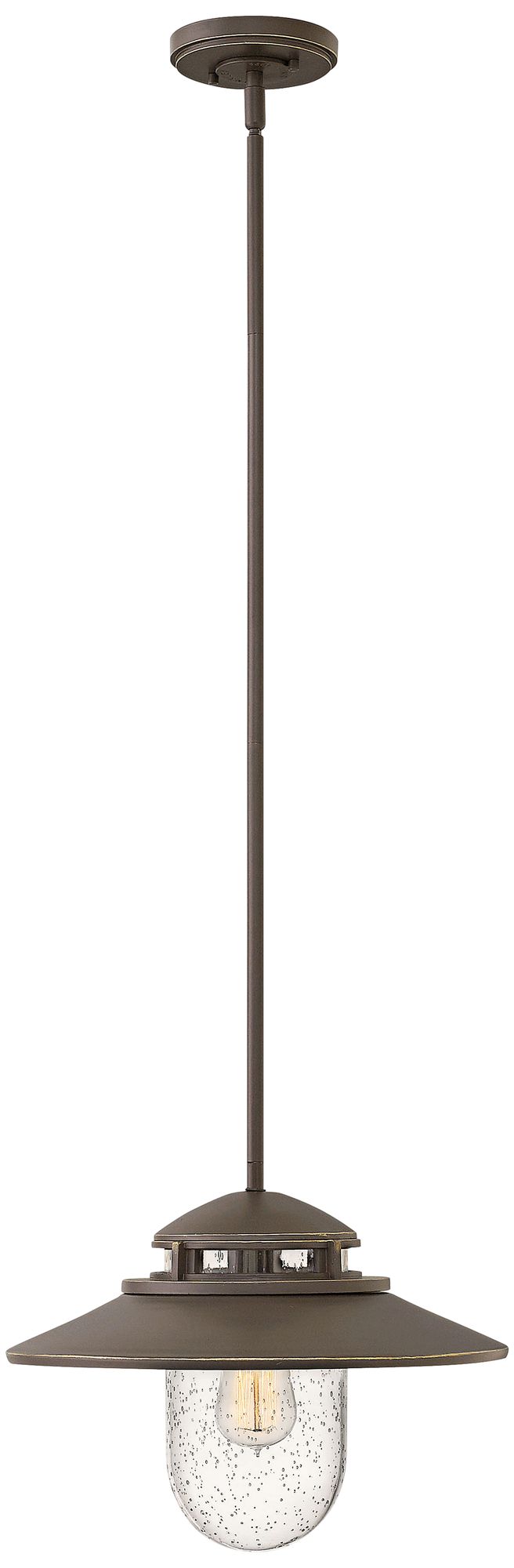 Atwell 11" High Oil Rubbed Bronze Outdoor Hanging Light