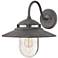 Hinkley Atwell 15 1/4" High Aged Zinc Outdoor Wall Light