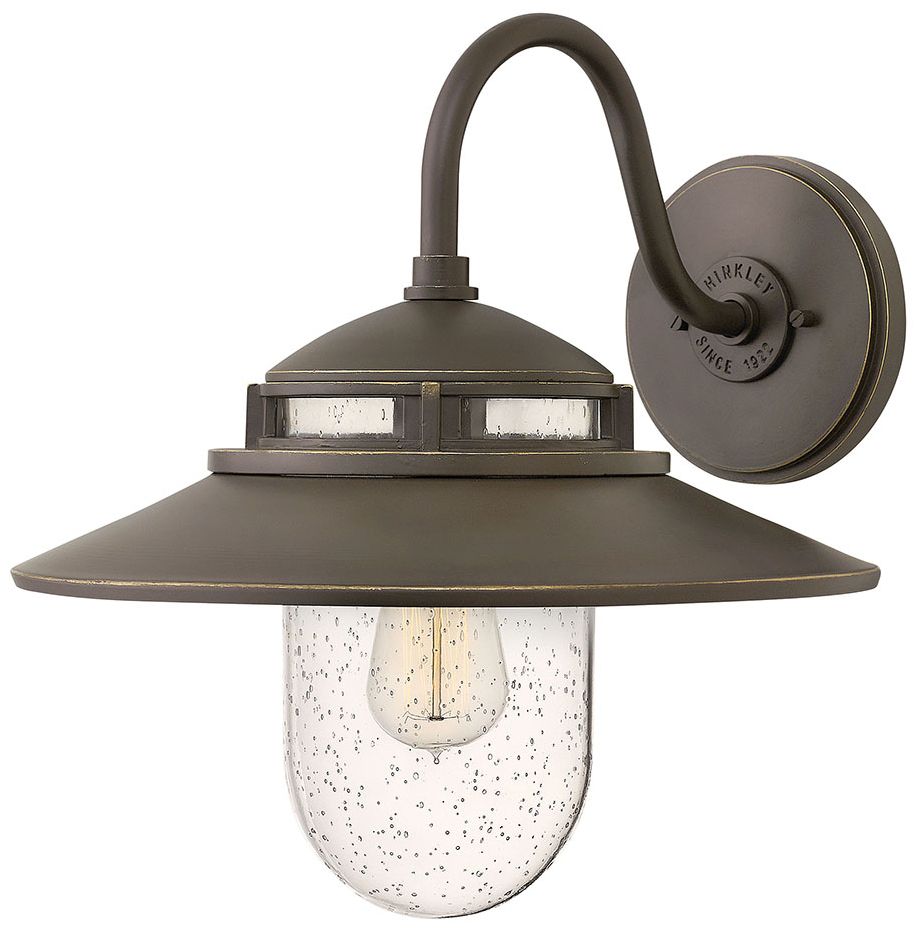 Hinkley Atwell 15 1/4" High Oil Rubbed Bronze Outdoor Wall Light