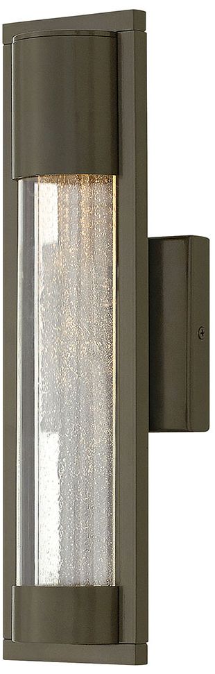 Hinkley Mist 15 1/2" High Bronze Outdoor Wall Light