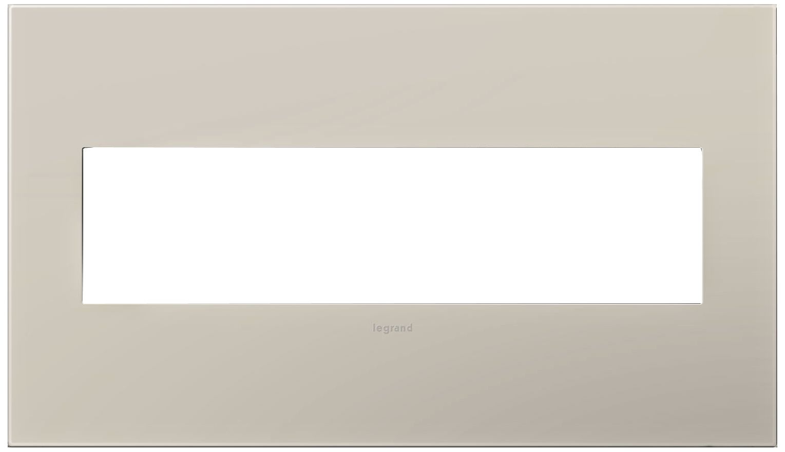 adorne® Greige 4-Gang Snap-On Wall Plate