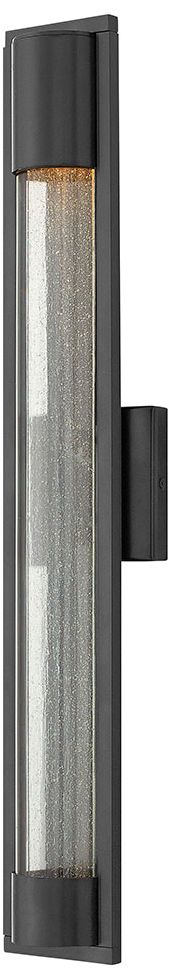 Hinkley Mist 28 1/2" High Satin Black Outdoor Wall Light