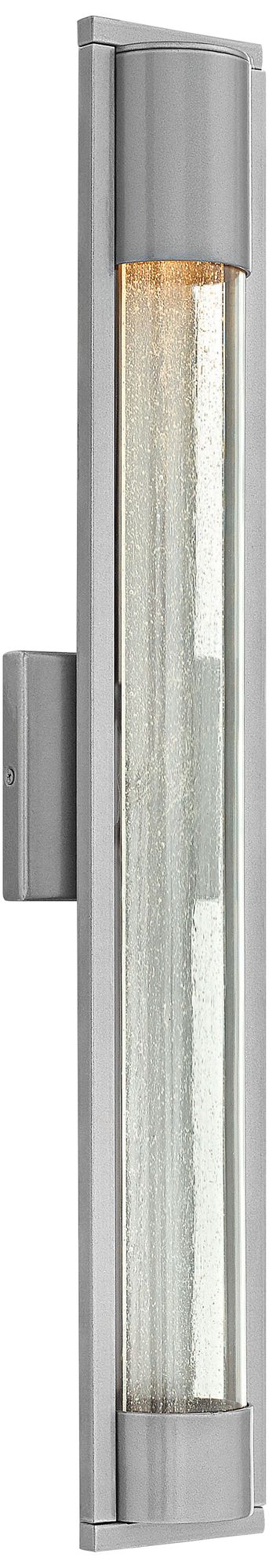 Hinkley Mist 28 1/2" High Titanium Outdoor Wall Light