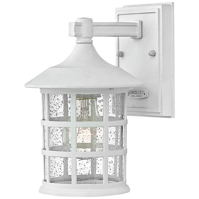 Hinkley Freeport 9 1/4&quot;H Classic White Outdoor Wall Light