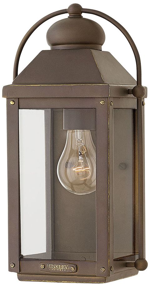 Hinkley Anchorage 13" High Light Oiled Bronze Outdoor Wall