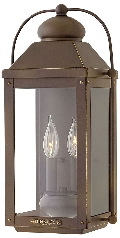 Anchorage 17 3/4" High Light Oiled Bronze Outdoor Wall