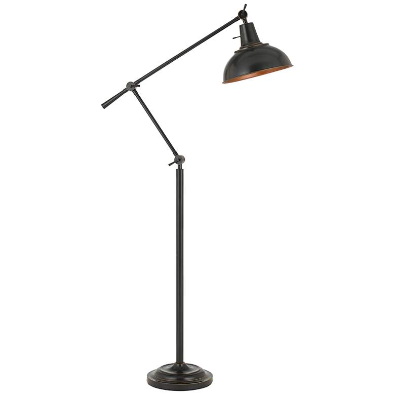 Image 2 Eupen Dark Bronze Adjustable Linear Floor Lamp