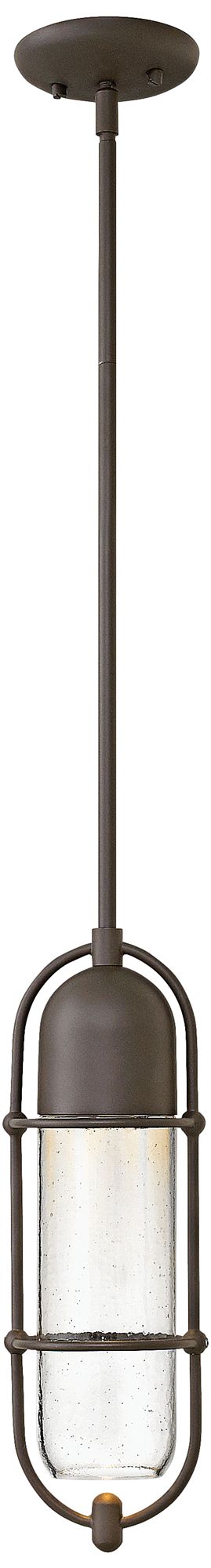 Perry 16" High Oil Rubbed Bronze Outdoor Hanging Light