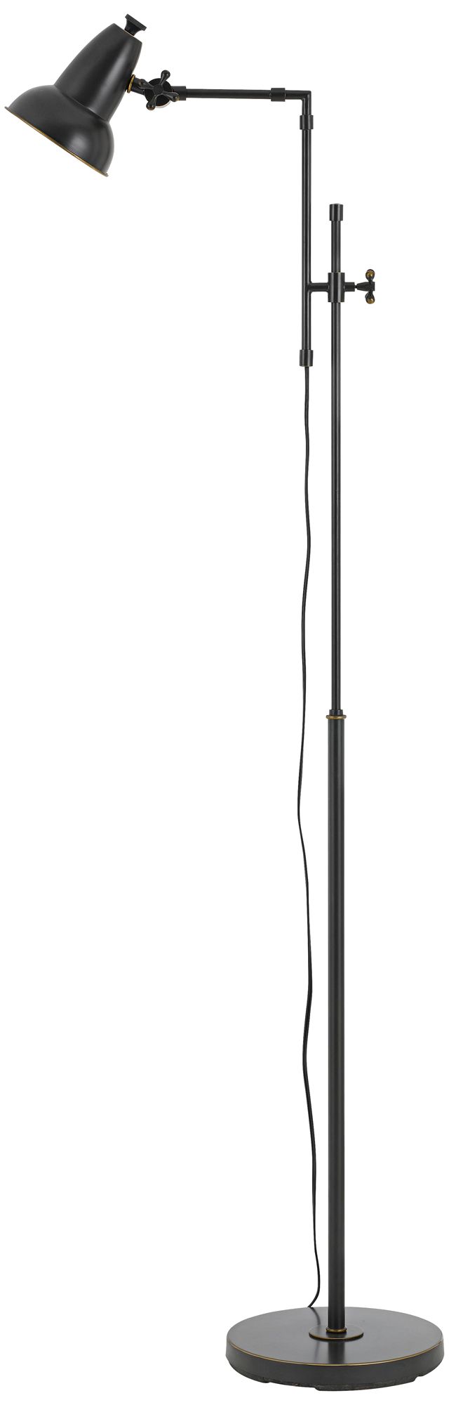Hudson Oil Rubbed Bronze Adjustable Metal Floor Lamp