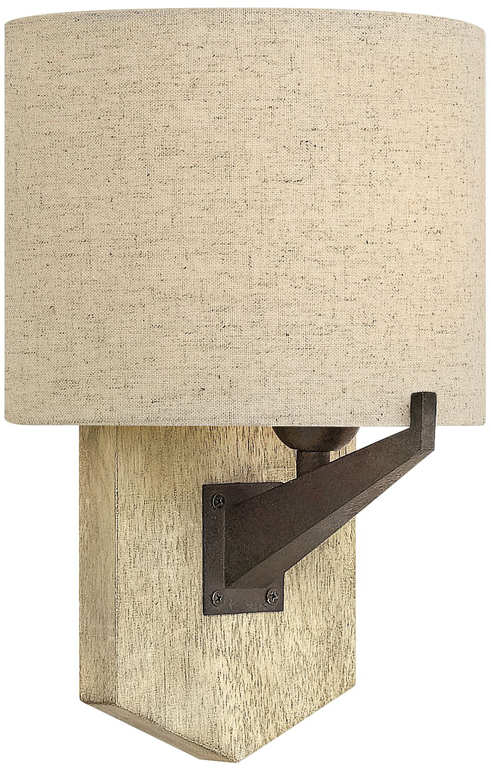 Hinkley Wyatt 12 1/2" High Iron Rust Wall Sconce