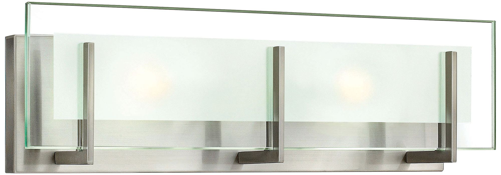 Hinkley Latitude 5 1/2" High Brushed Nickel LED Wall Sconce - #10V08 ...
