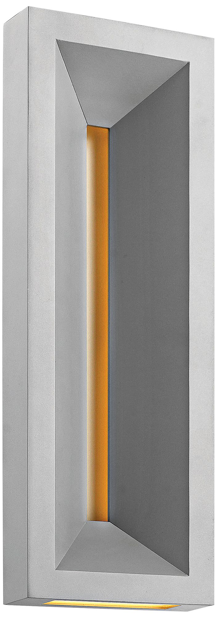 Hinkley Plaza 20" High Titanium LED Outdoor Wall Light