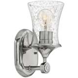 Thistledown 10 1/2&quot; High Polished Nickel Wall Sconce