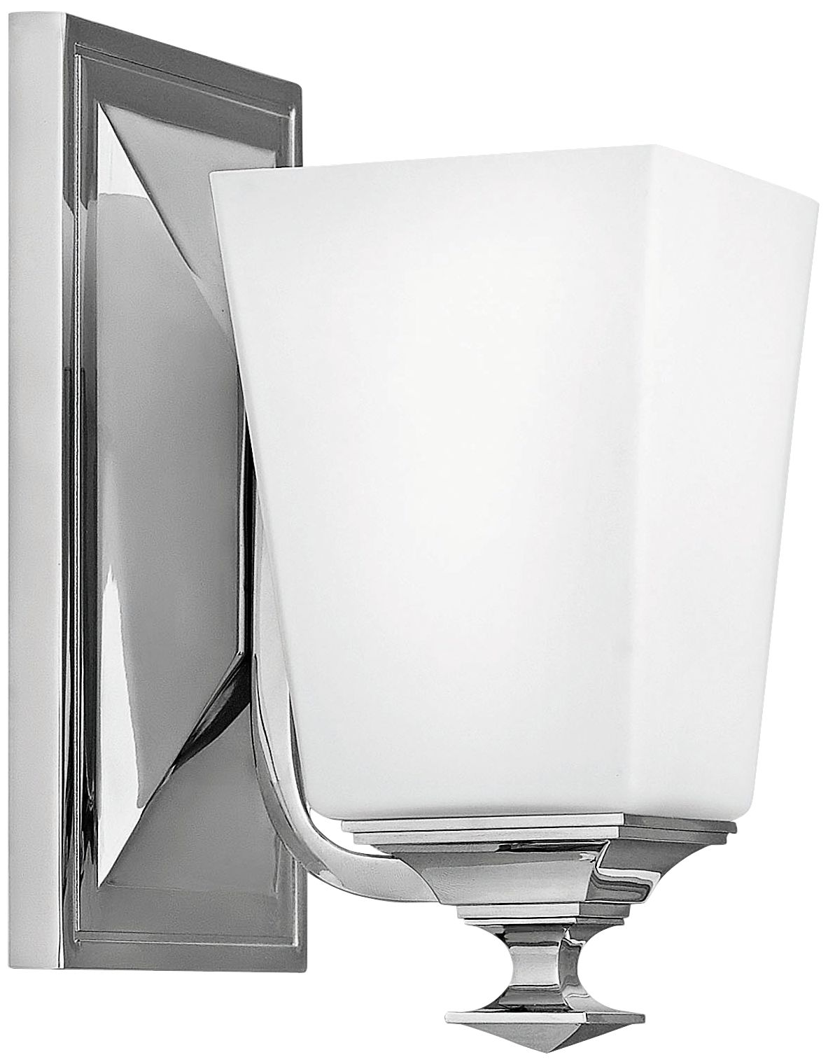 Hinkley Baldwin 8 1/4" High Polished Nickel Wall Sconce