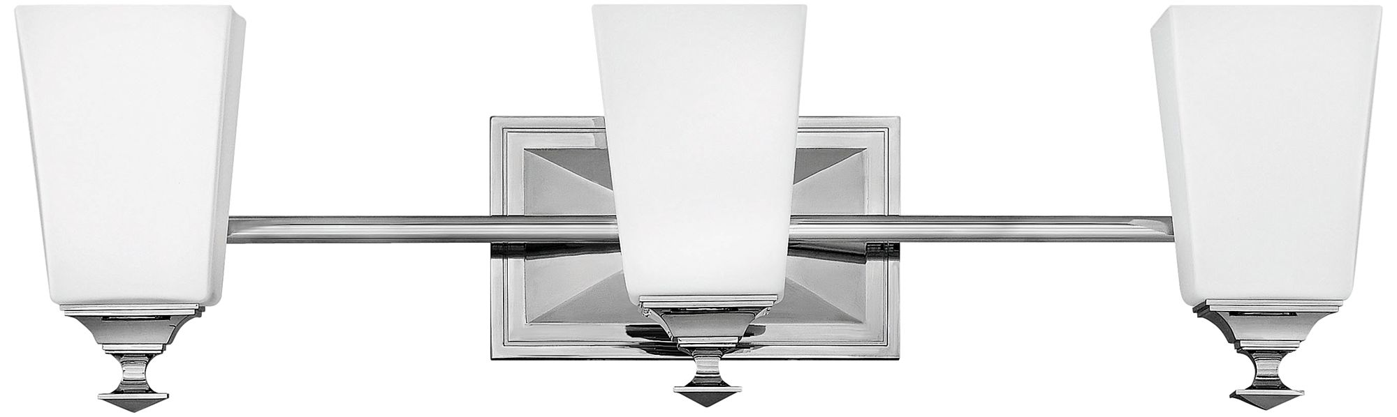 Hinkley Baldwin 23 1/2" Wide Polished Nickel 3-Light Bath Light