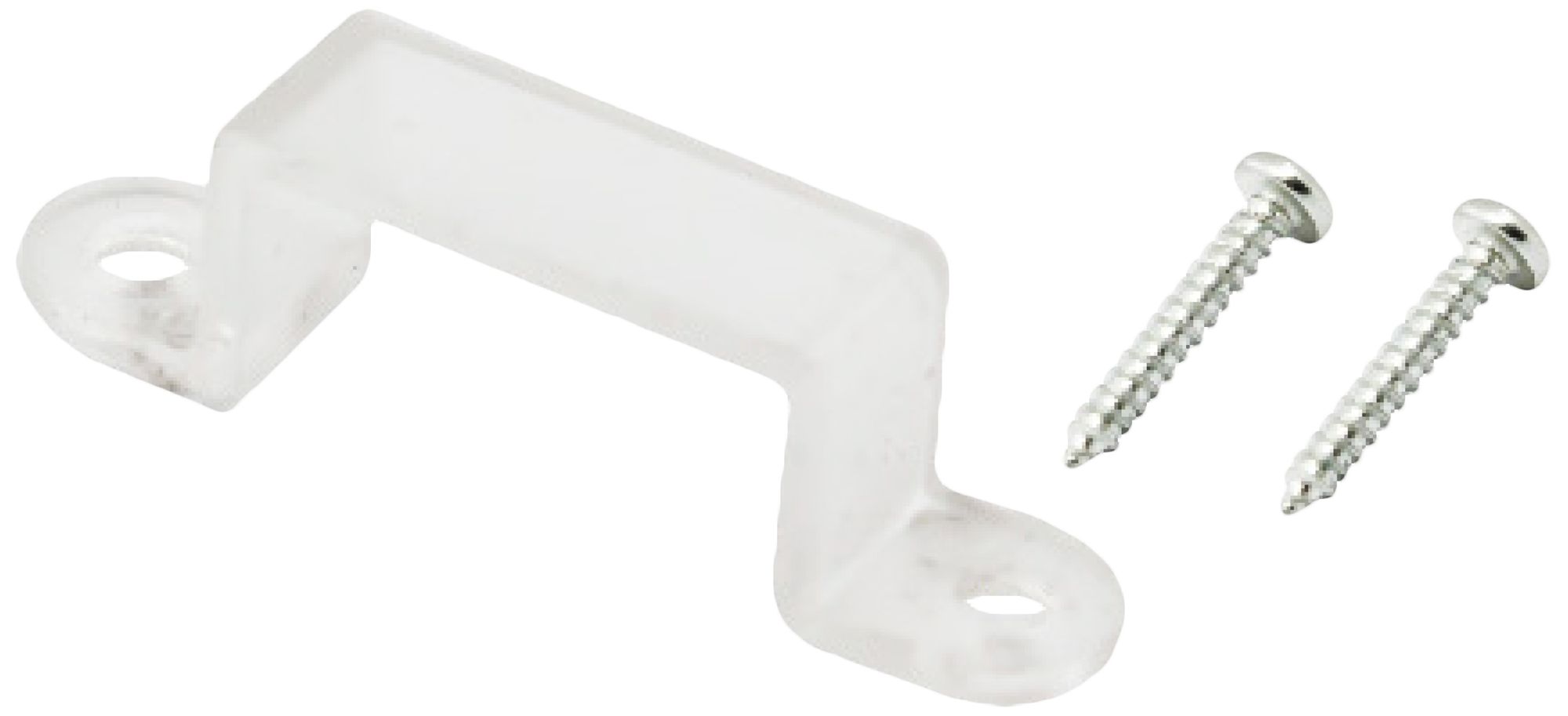 Hybrid 2 Clear Plastic Mounting Clip with Mounting Screws 10V90