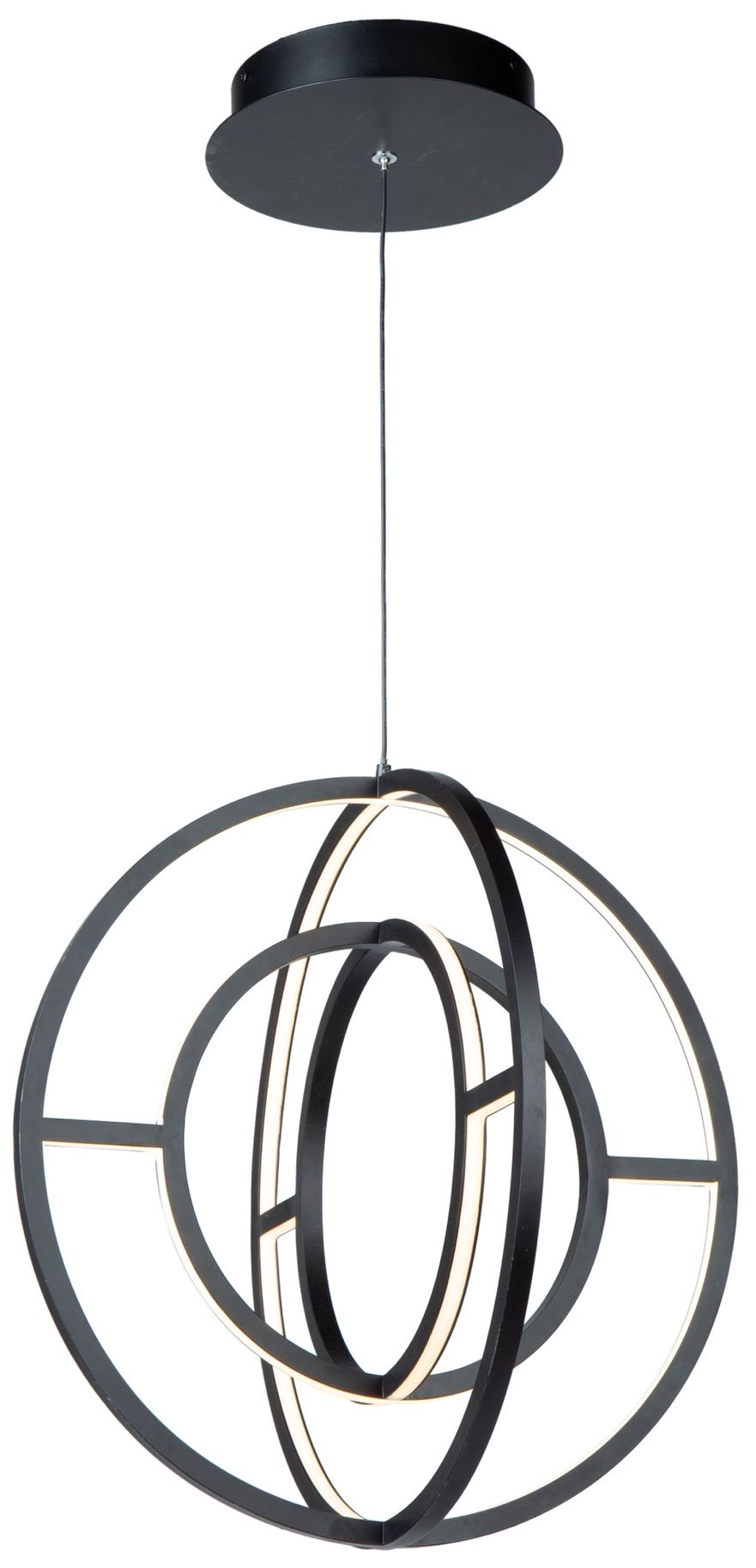 Artcraft Celestial 6.41" Wide Matte Black 35w Orb Led Chandelier