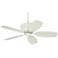 44" Casa Deville™ Rubbed White Ceiling Fan