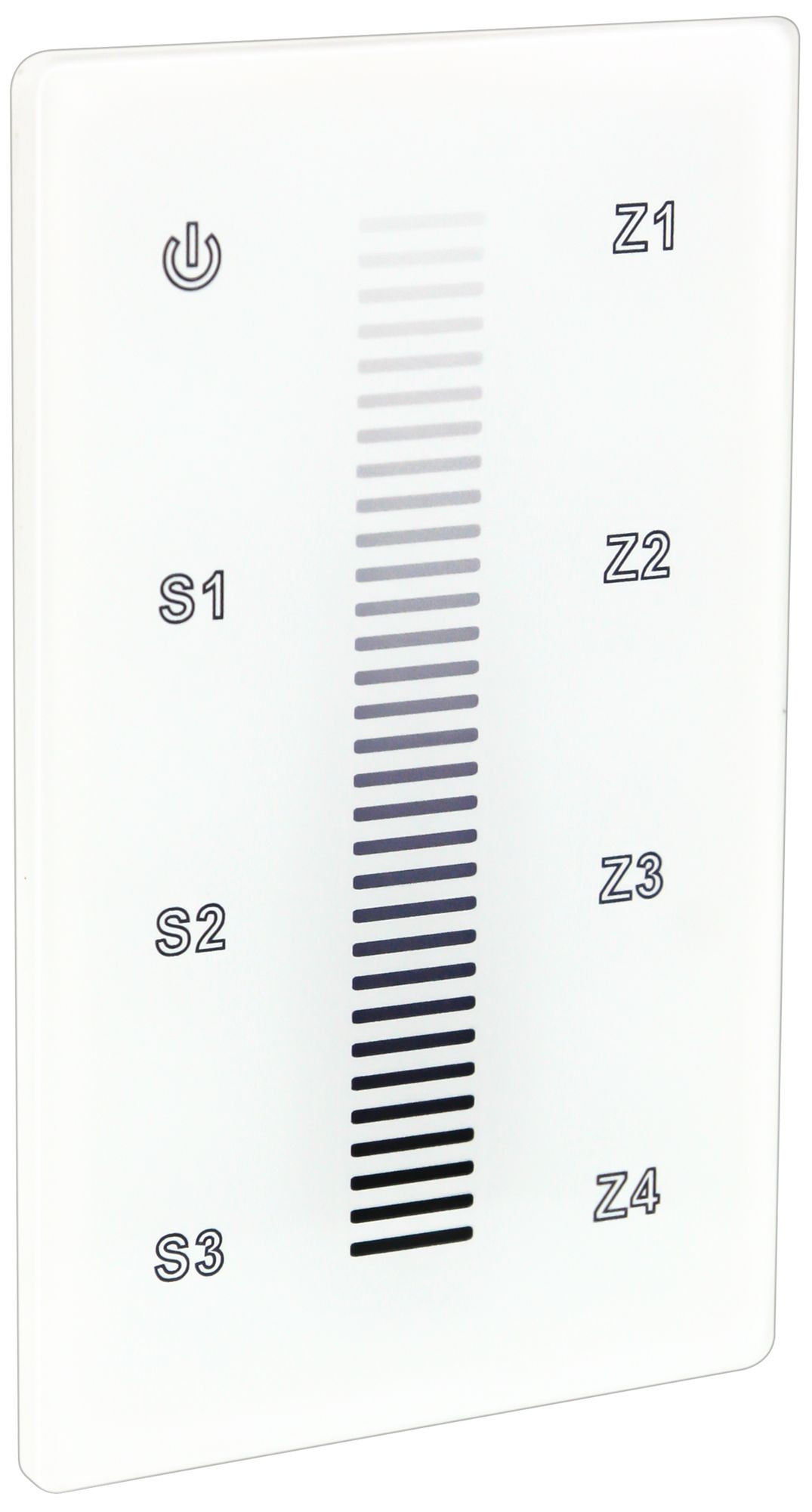 Trulux Radio Frequency 1-4 Zones Back-Lit Touch Wall Dimmer