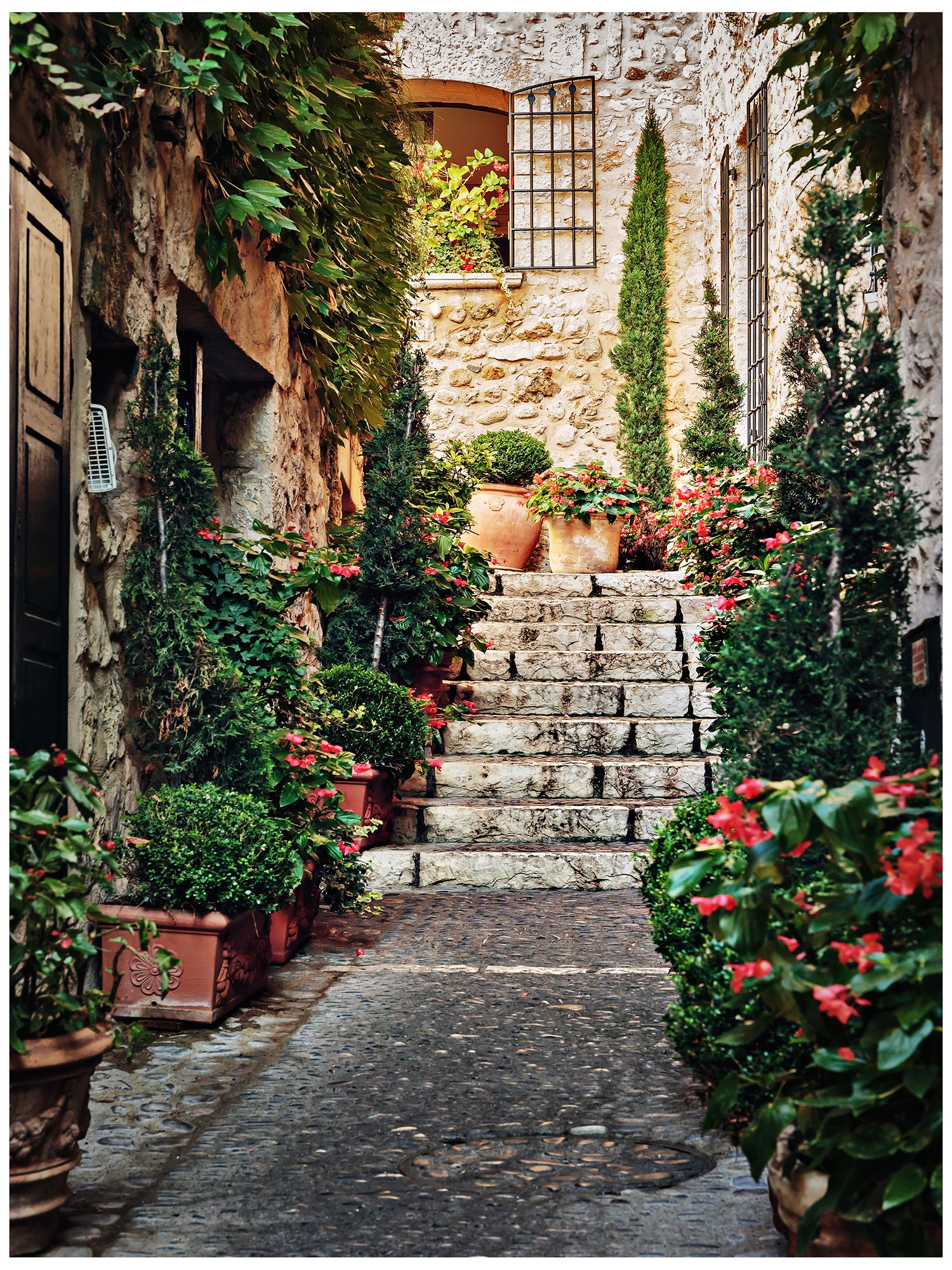 Private Entry 40" High All-Season Outdoor Canvas Wall Art