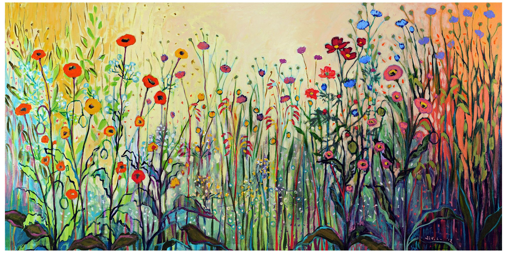 Playful 48" W All-Season Indoor-Outdoor Canvas Wall Art