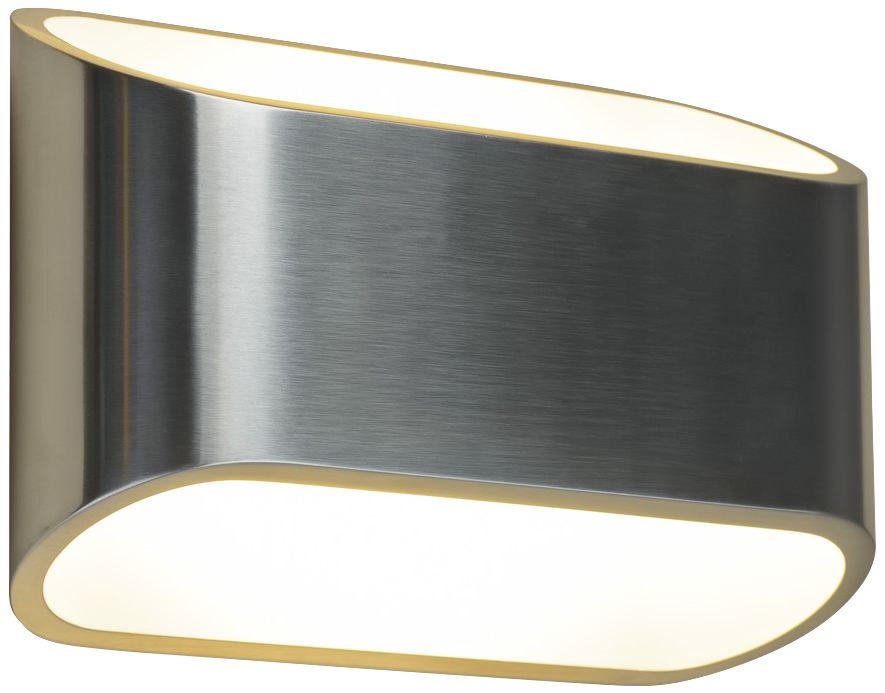 Bruck Eclipse 4 1/2" High Brushed Chrome LED Wall Sconce