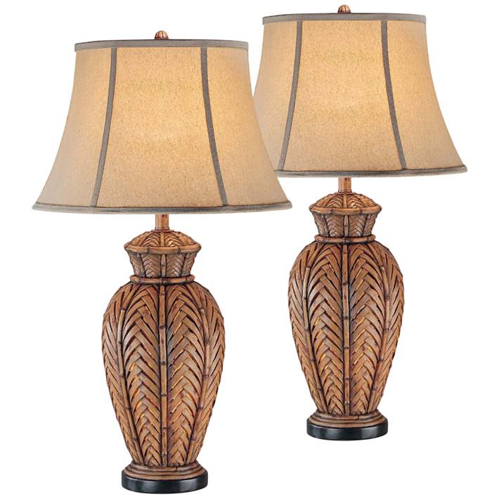 Onairo Wicker Night Light Table Lamp, Nite Light Table Lamps