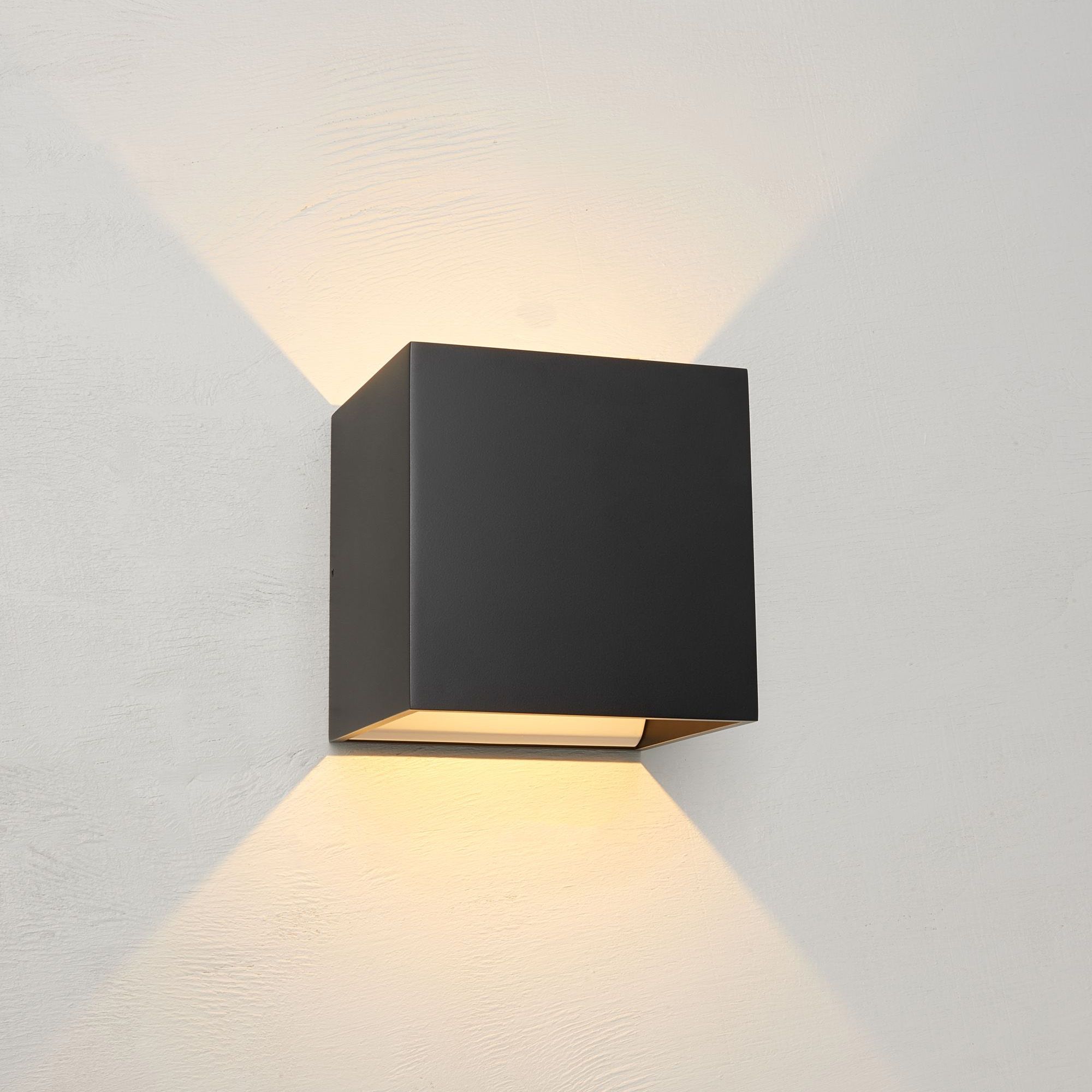 Bruck QB 4 1/2" High Black LED Wall Sconce