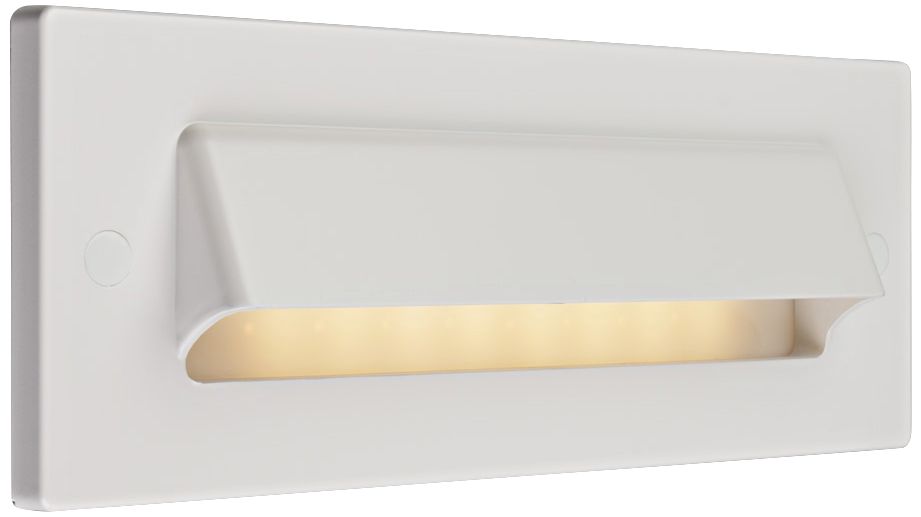 Bruck Step 8 3/4" Wide White Cove Outdoor LED Light
