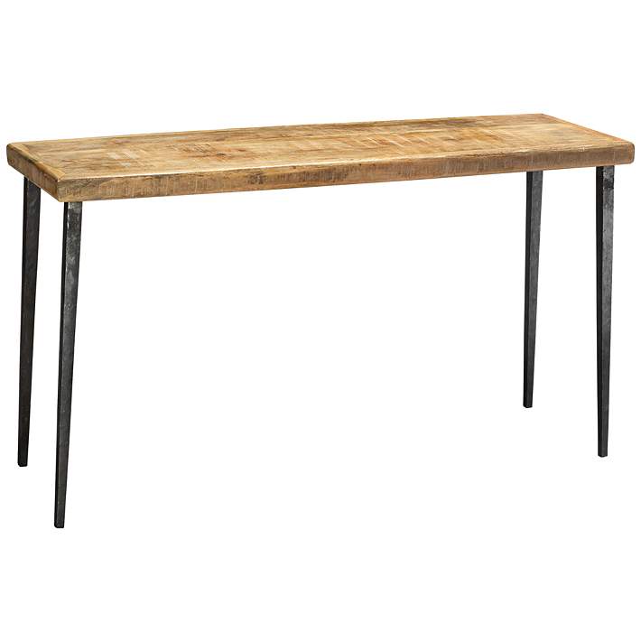 Modern Farmhouse 53 Wide Natural Mango, How Wide Is A Console Table
