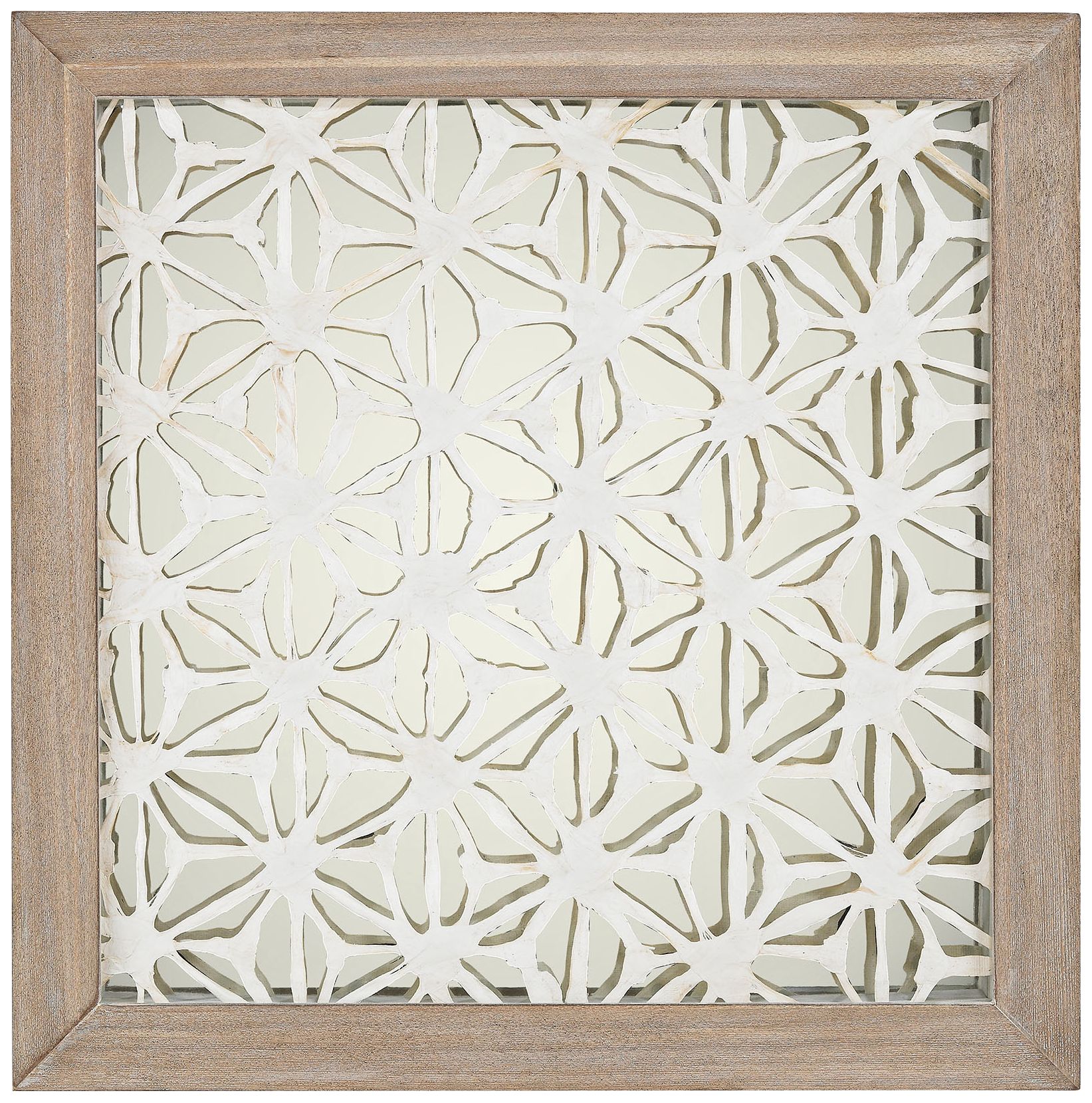 Hapsis 23 1/2" Square Sliver Fibers-On-Foil Wall Art