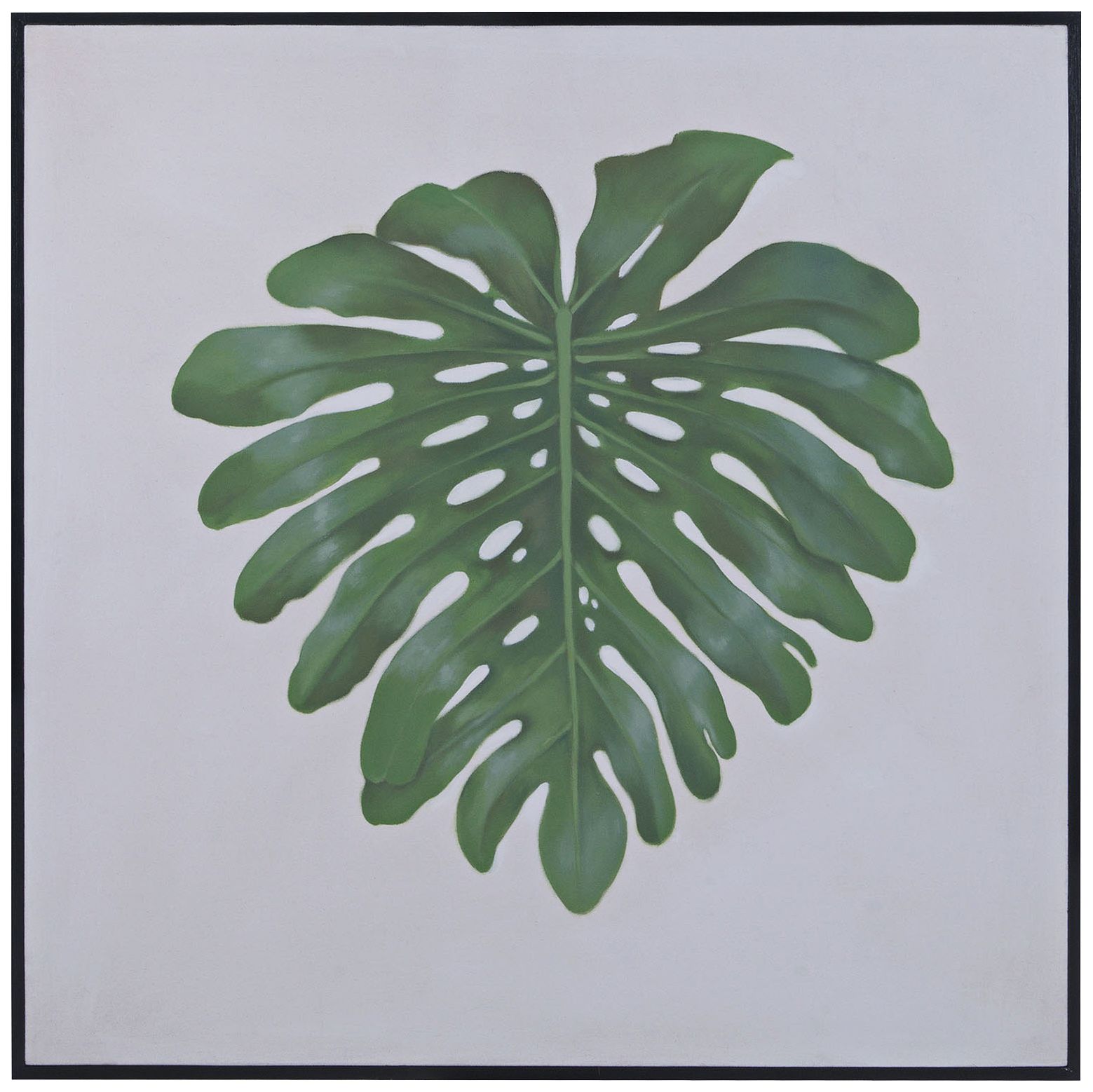 Phuket 46" Square Hand-Painted Canvas Wall Art