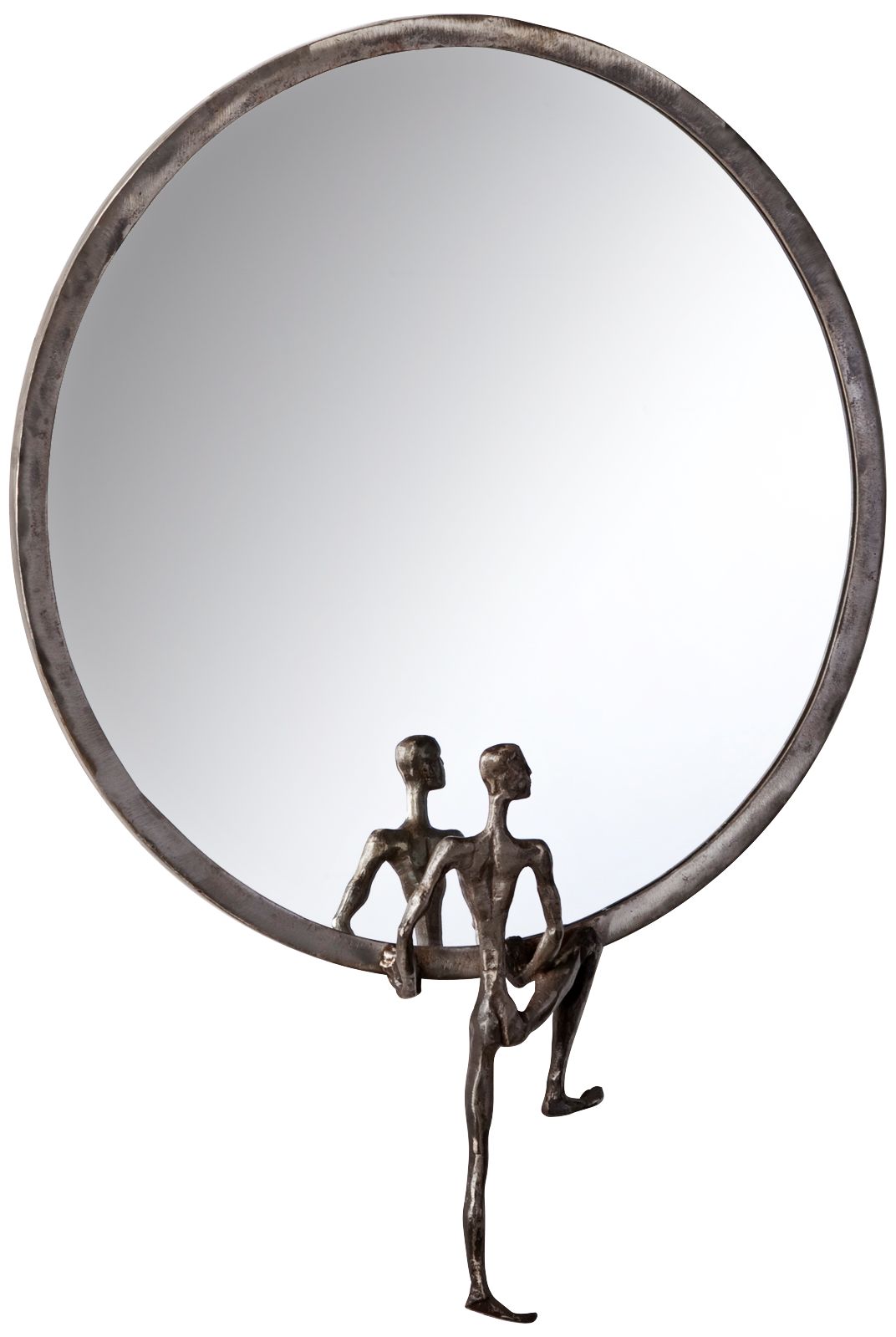 Cyan Design Kobe I Raw Steel 18" x 24 1/2" Wall Mirror