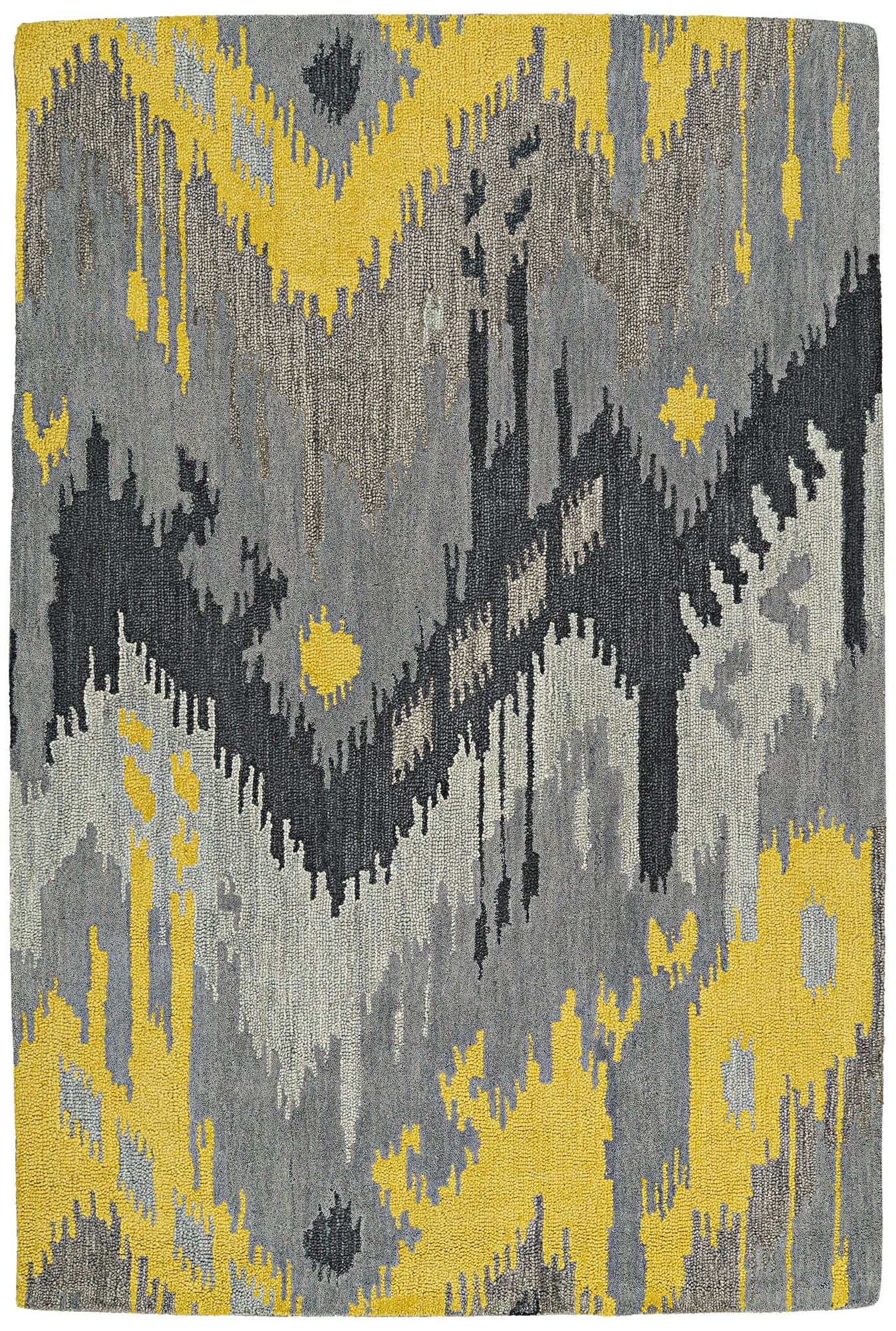 Kaleen Casual 5054-75 Gray Wool Area Rug 