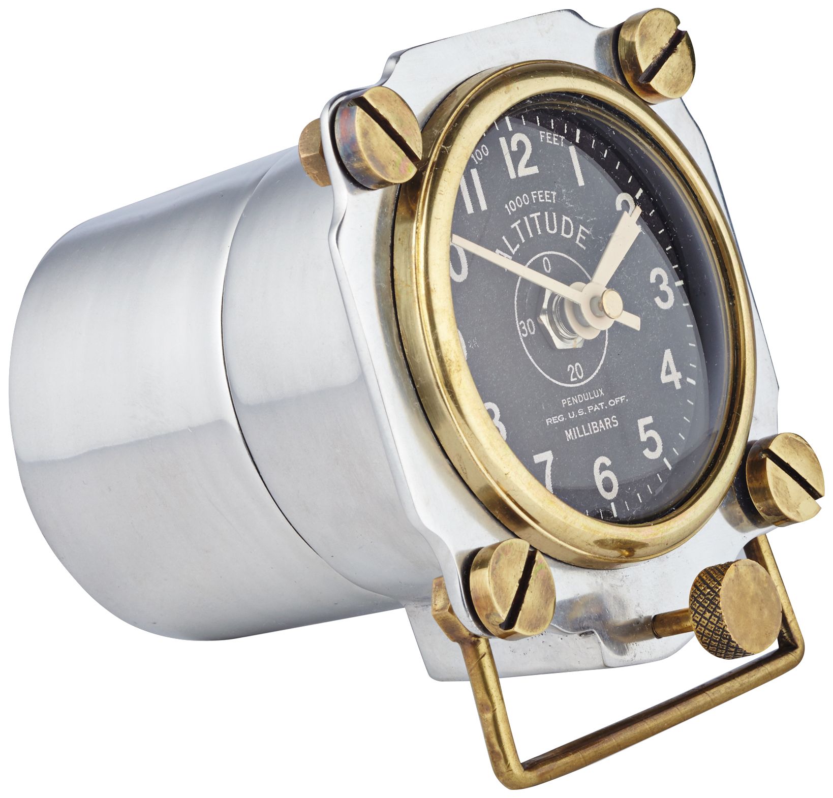 Altimeter 5" High World War II Aircraft Table Clock