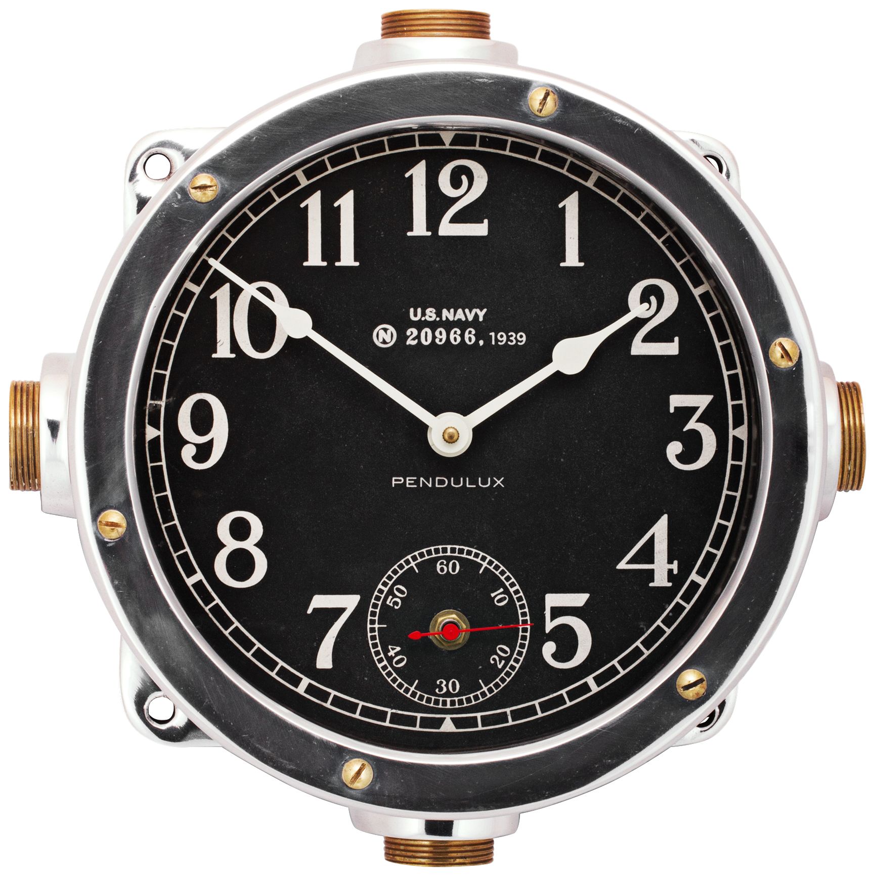 Navy 12" Wide US Navy Master Ship Replica Wall Clock 11V72 Lamps Plus