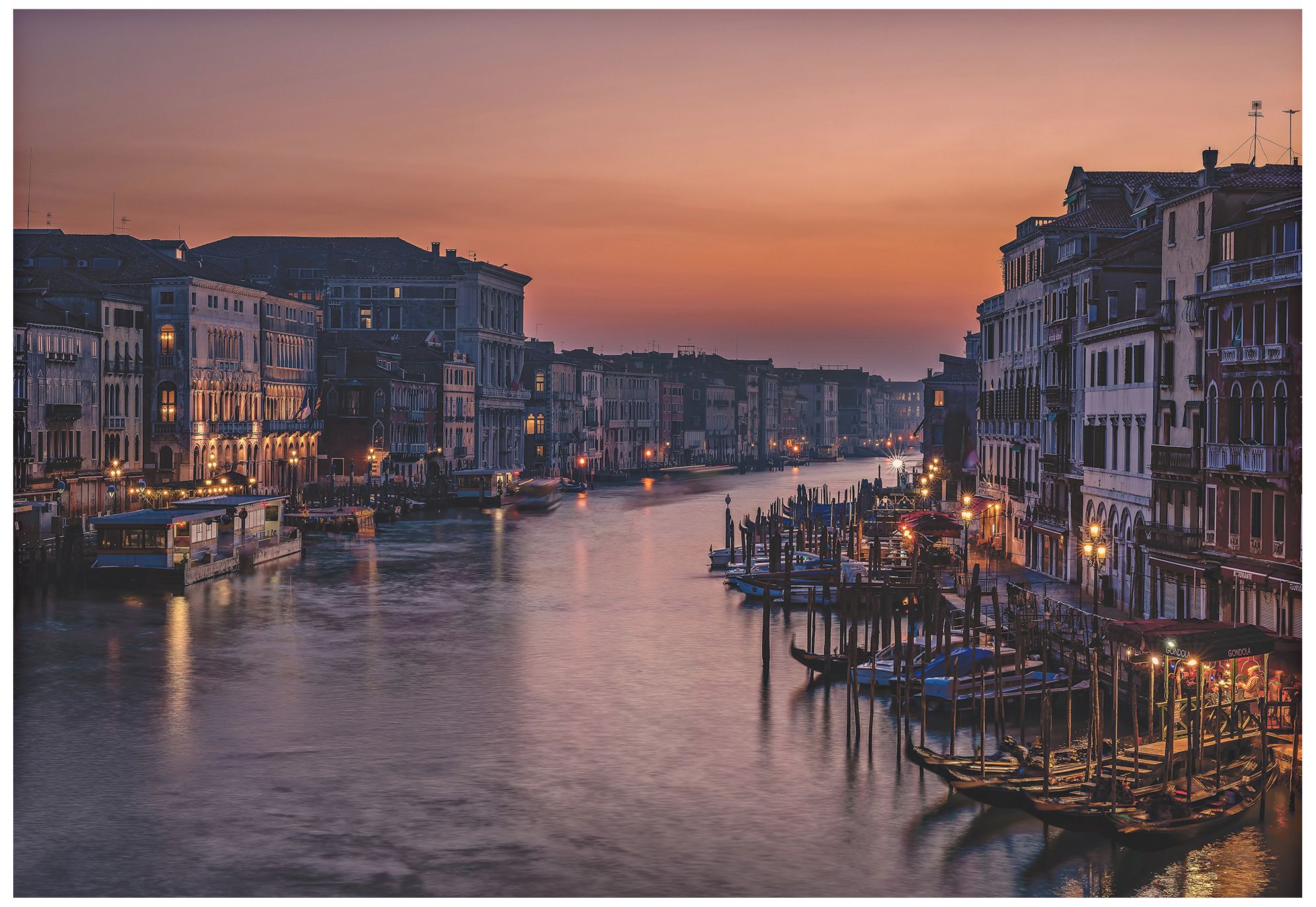 Venice Grand Canal 32" Wide Giclee Metal Wall Art
