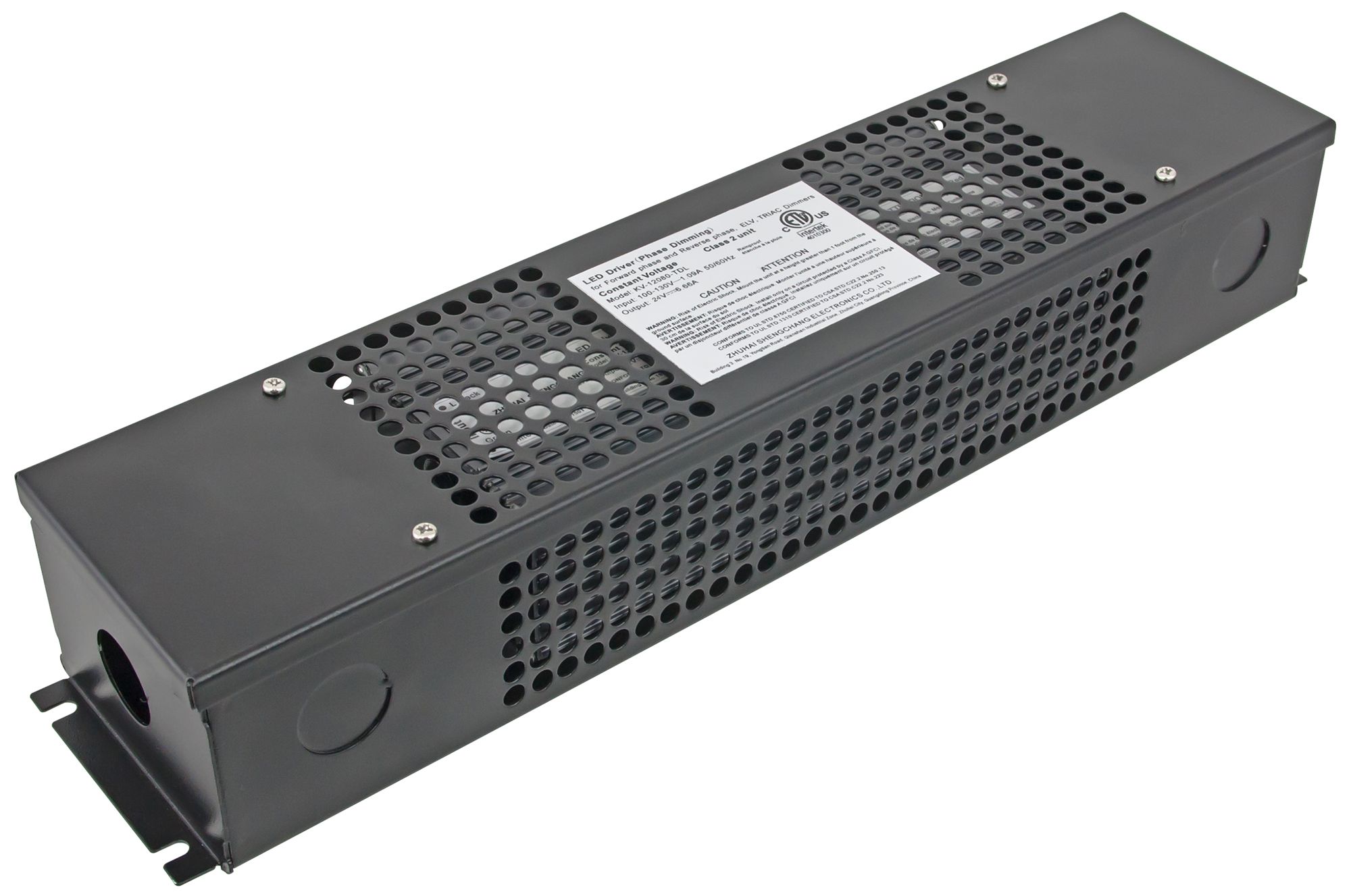 Flexform 13.75"W 48-80W Dimming Hardwire Driver with J-box