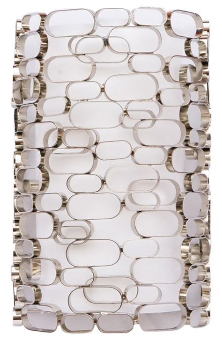 Avenue Ventura Blvd. 13" High Polished Nickel Wall Sconce