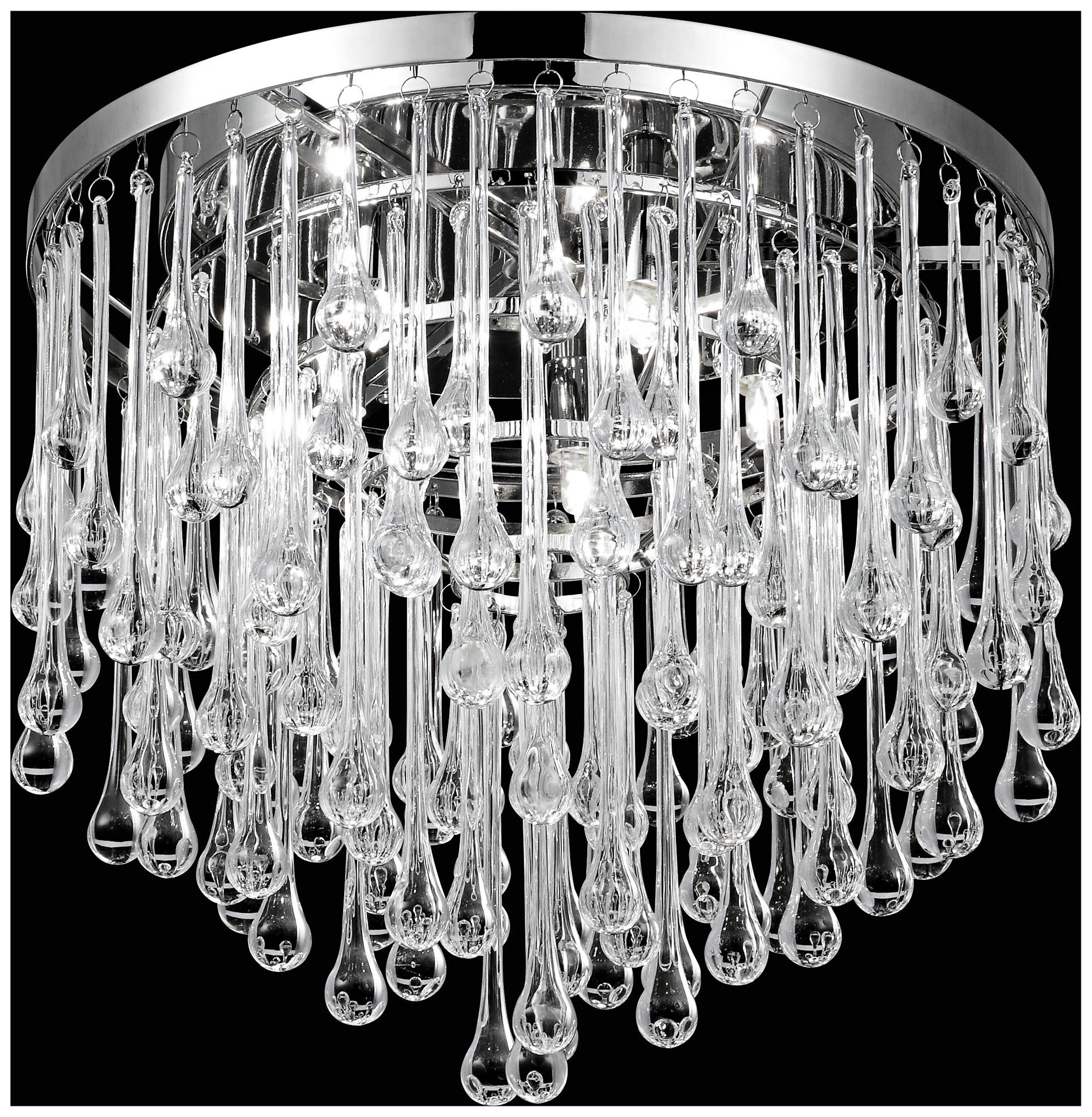 Avenue Hollywood Blvd. 16" Wide Polished Nickel Ceiling Light