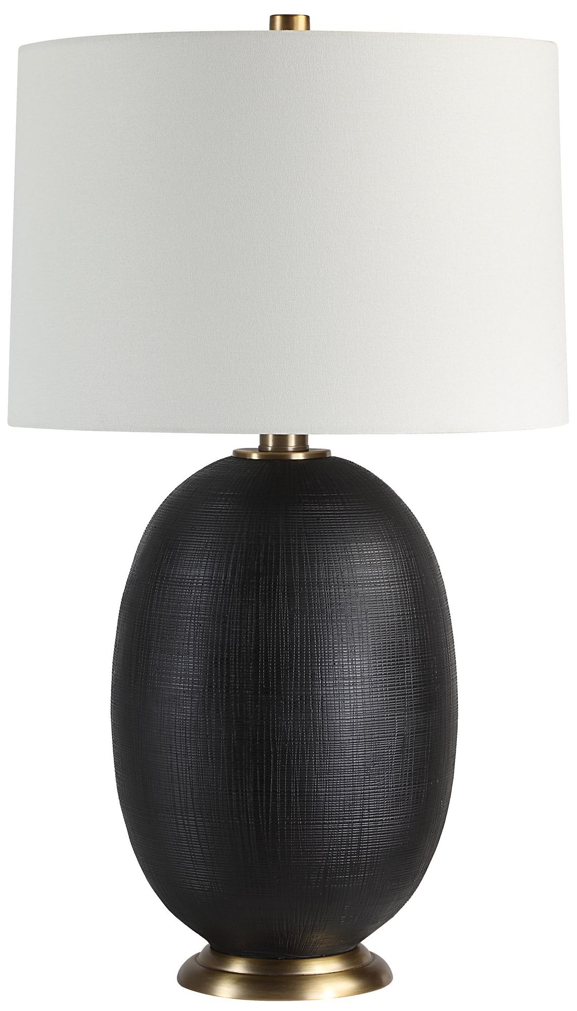 Everren Carmesi 28.5" Height Table Lamp, Black