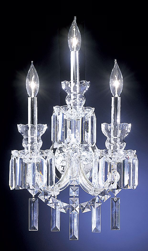 James R. Moder Grand Estate Collection Three Light Sconce