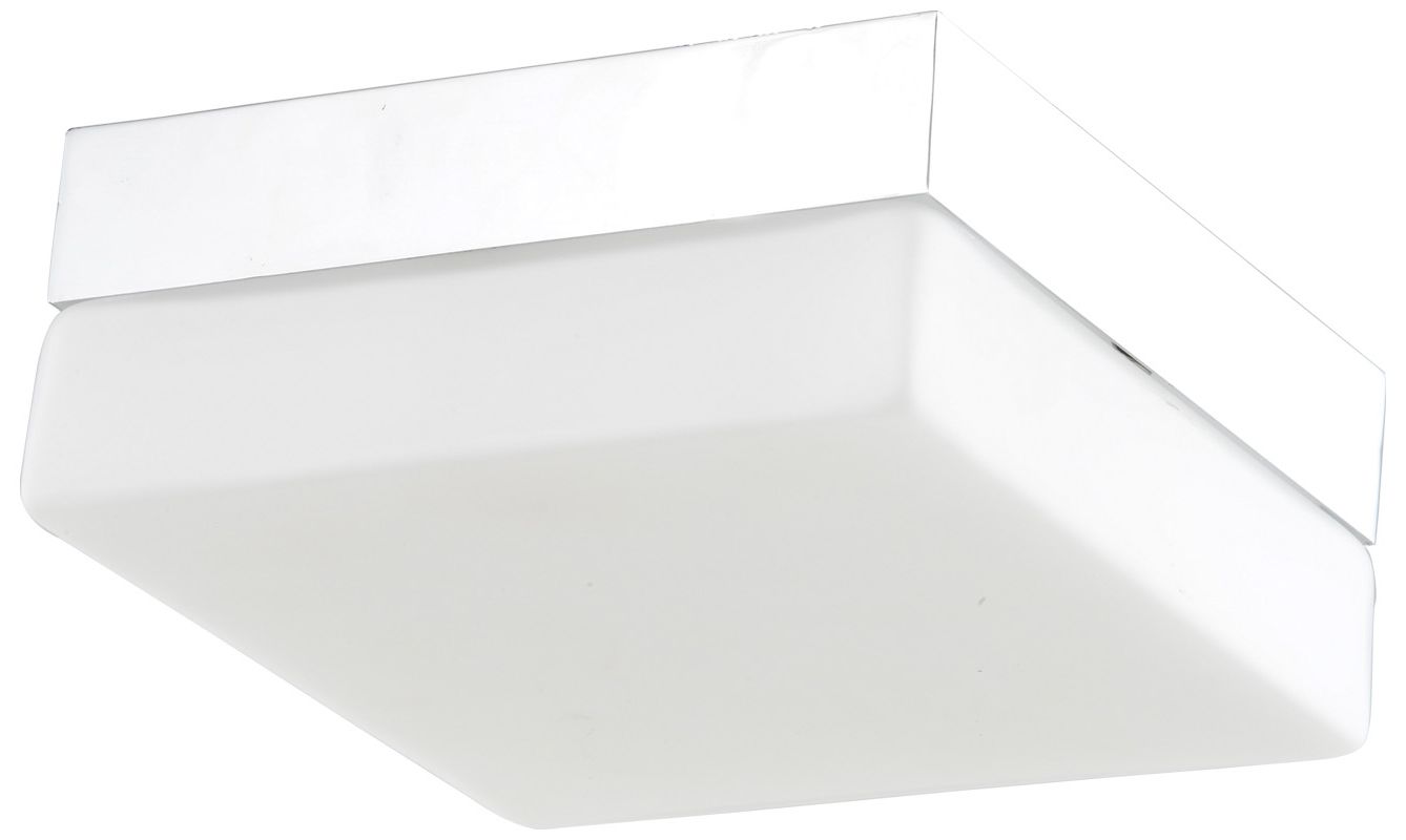 Avenue Cermack St. 11" Wide Chrome Square LED Ceiling Light