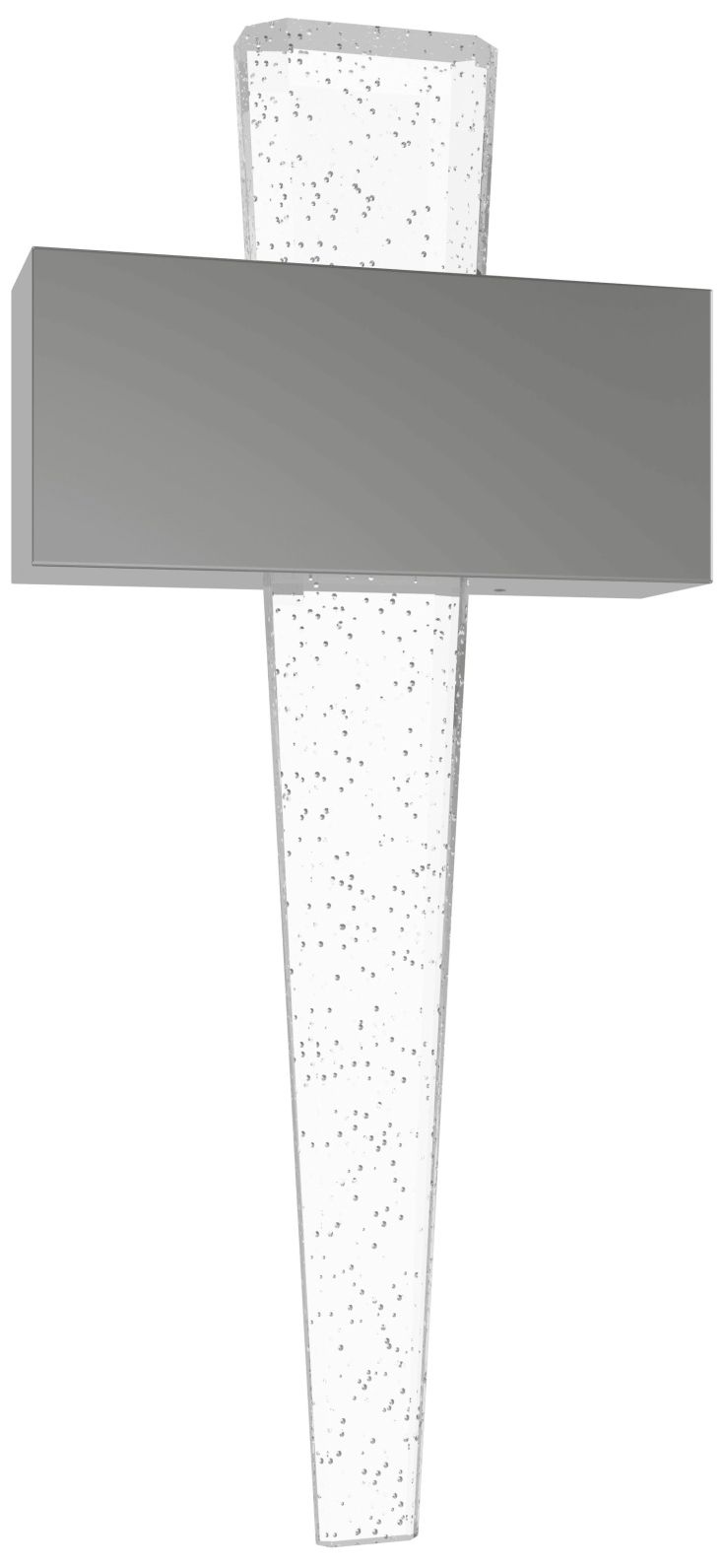 Avenue Glacier Ave. 23 1/2" High Polished Nickel LED Sconce